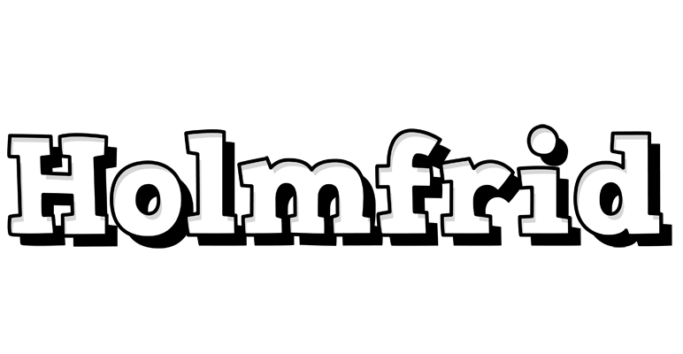 Holmfrid snowing logo