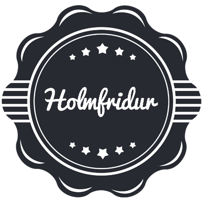 Holmfridur badge logo