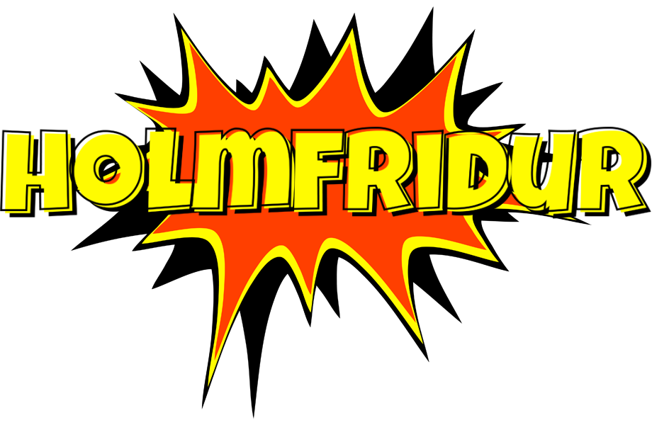 Holmfridur bazinga logo