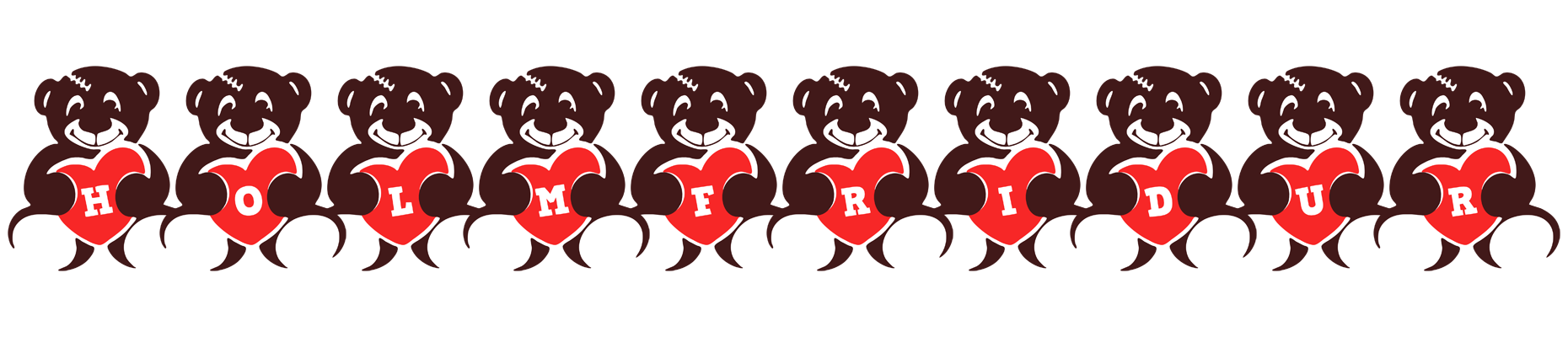 Holmfridur bear logo