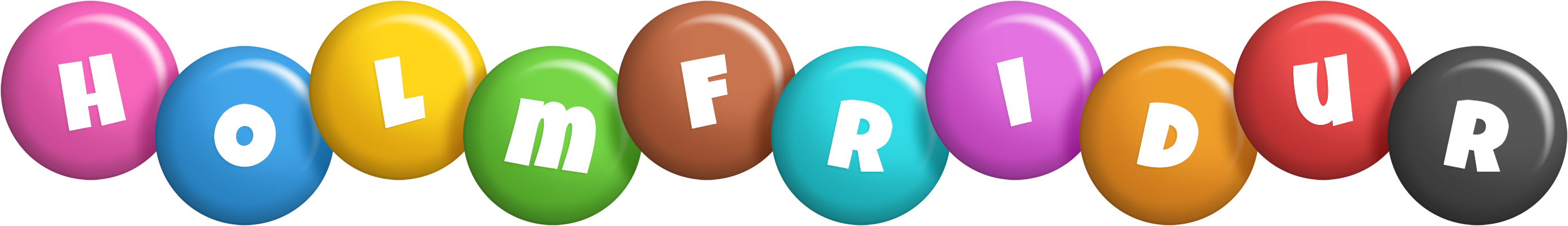 Holmfridur candy logo