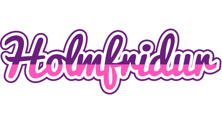Holmfridur cheerful logo