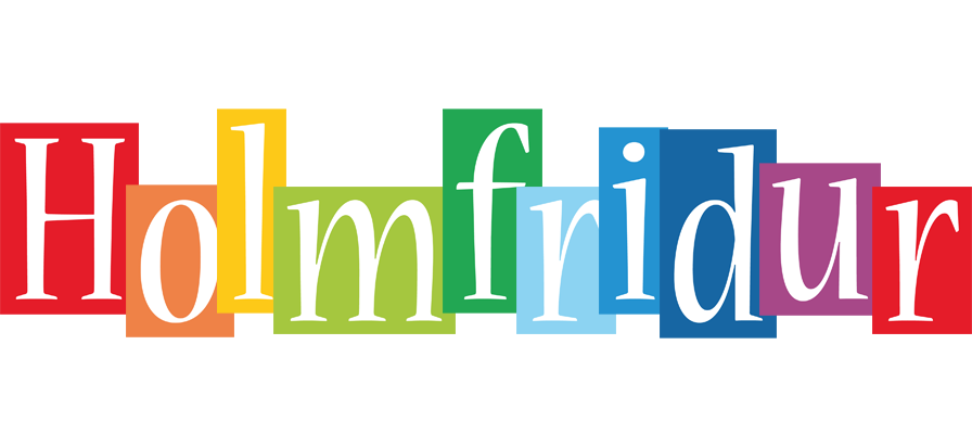 Holmfridur colors logo