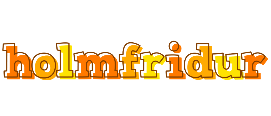 Holmfridur desert logo