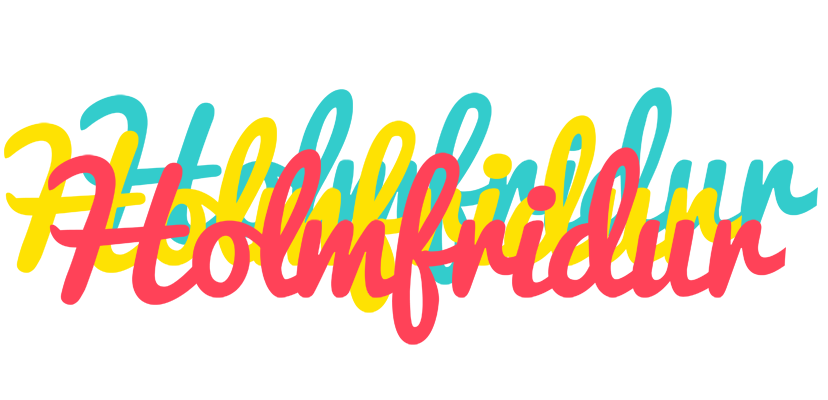 Holmfridur disco logo