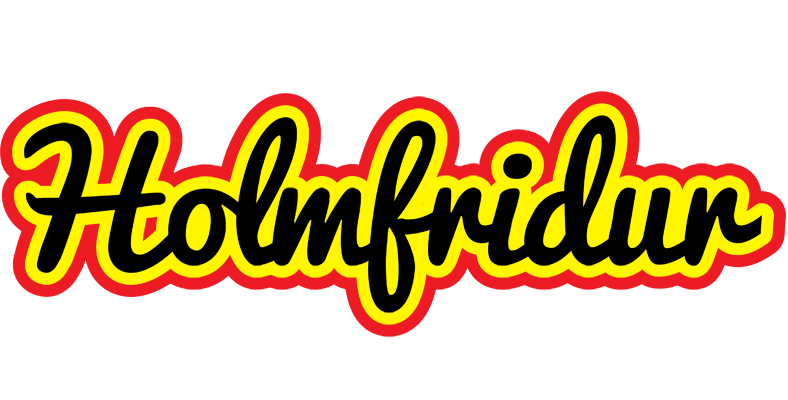 Holmfridur flaming logo