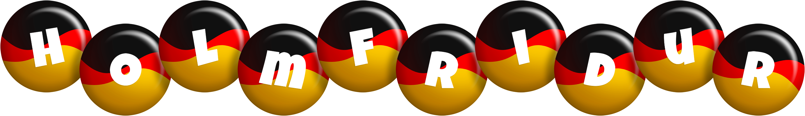Holmfridur german logo
