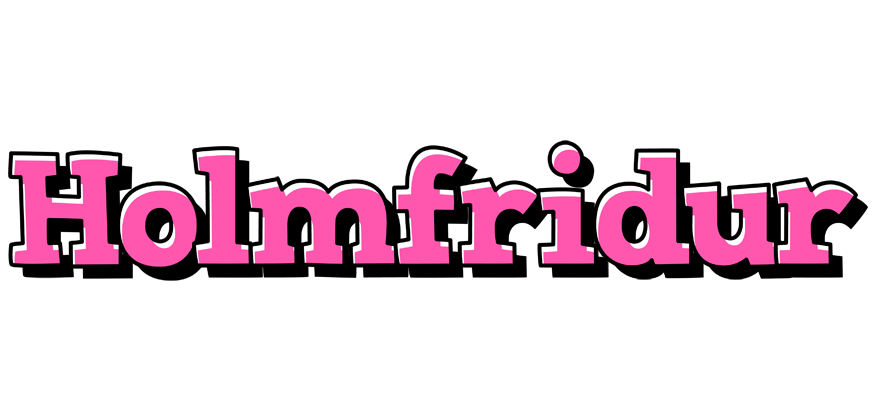 Holmfridur girlish logo