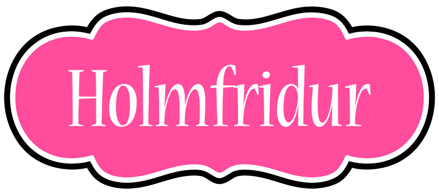 Holmfridur invitation logo