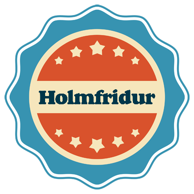 Holmfridur labels logo