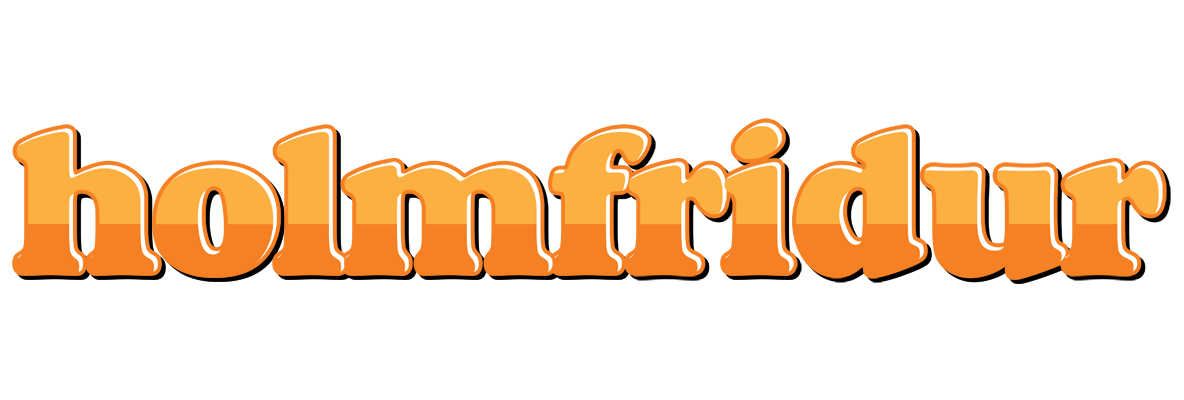 Holmfridur orange logo