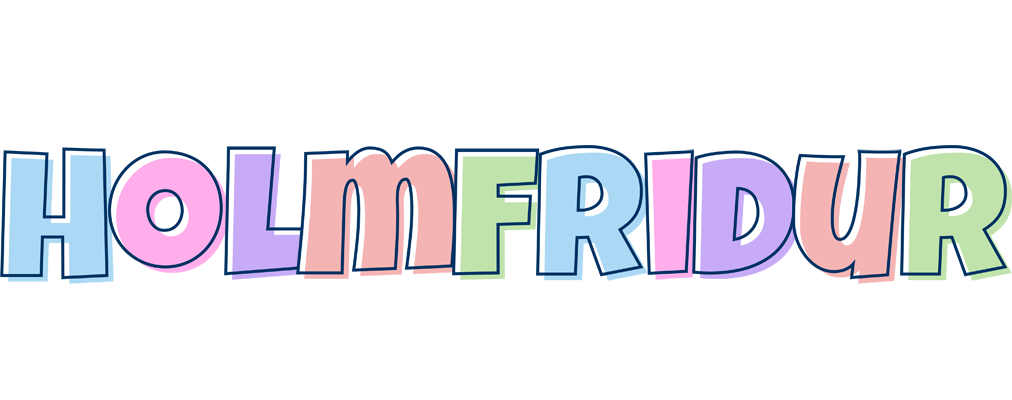 Holmfridur pastel logo