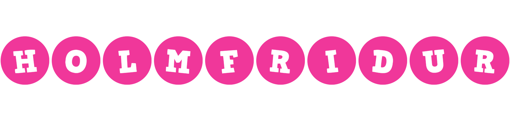 Holmfridur poker logo