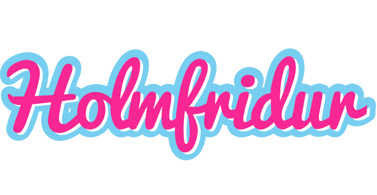 Holmfridur popstar logo