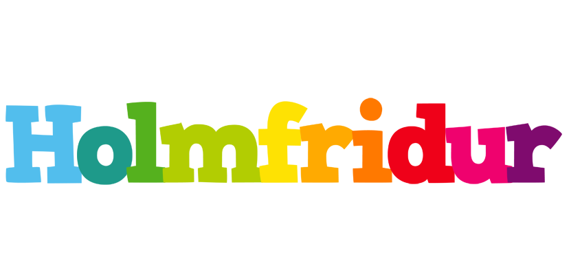 Holmfridur rainbows logo
