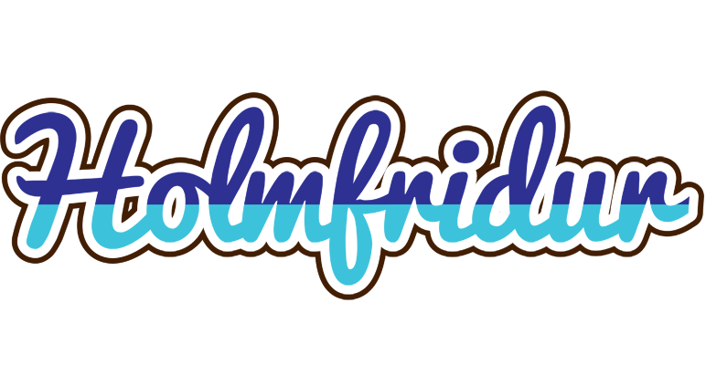 Holmfridur raining logo