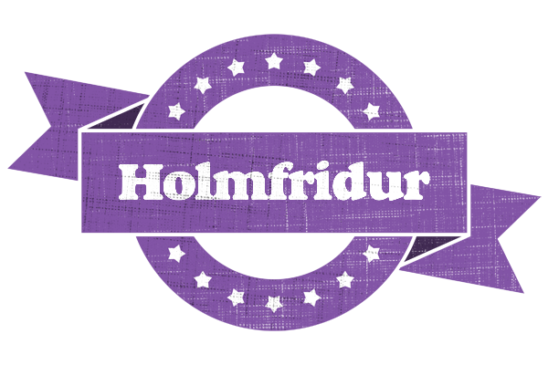 Holmfridur royal logo