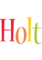 Holt birthday logo