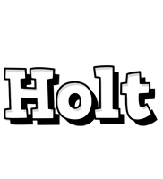 Holt snowing logo