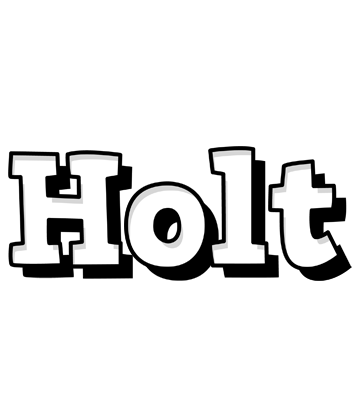 Holt snowing logo