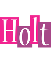 Holt whine logo