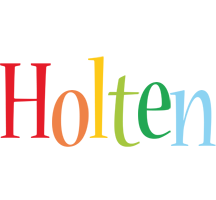 Holten birthday logo