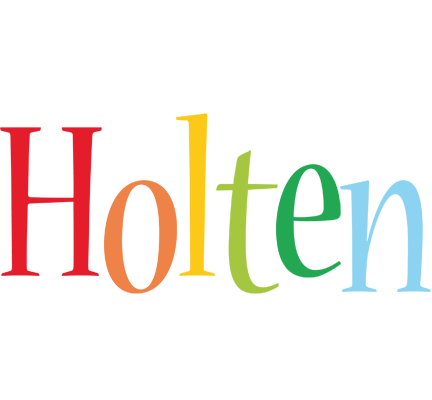 Holten birthday logo