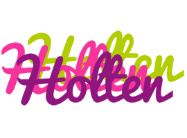 Holten flowers logo