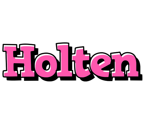 Holten girlish logo