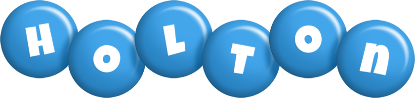 Holton candy-blue logo