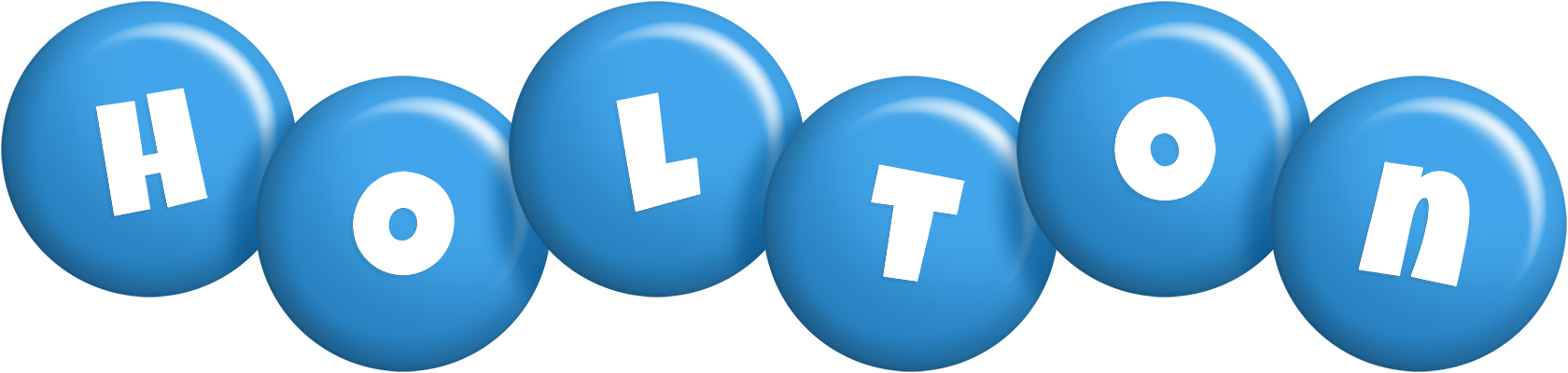 Holton candy-blue logo