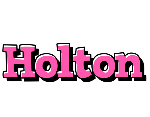 Holton girlish logo