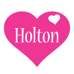 Holton love-heart logo