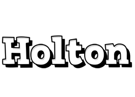 Holton snowing logo