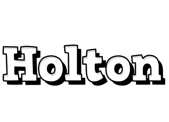 Holton snowing logo