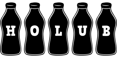 Holub bottle logo