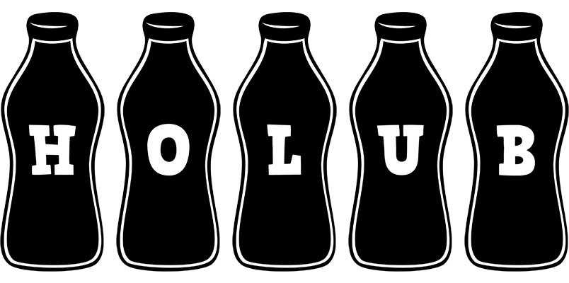 Holub bottle logo