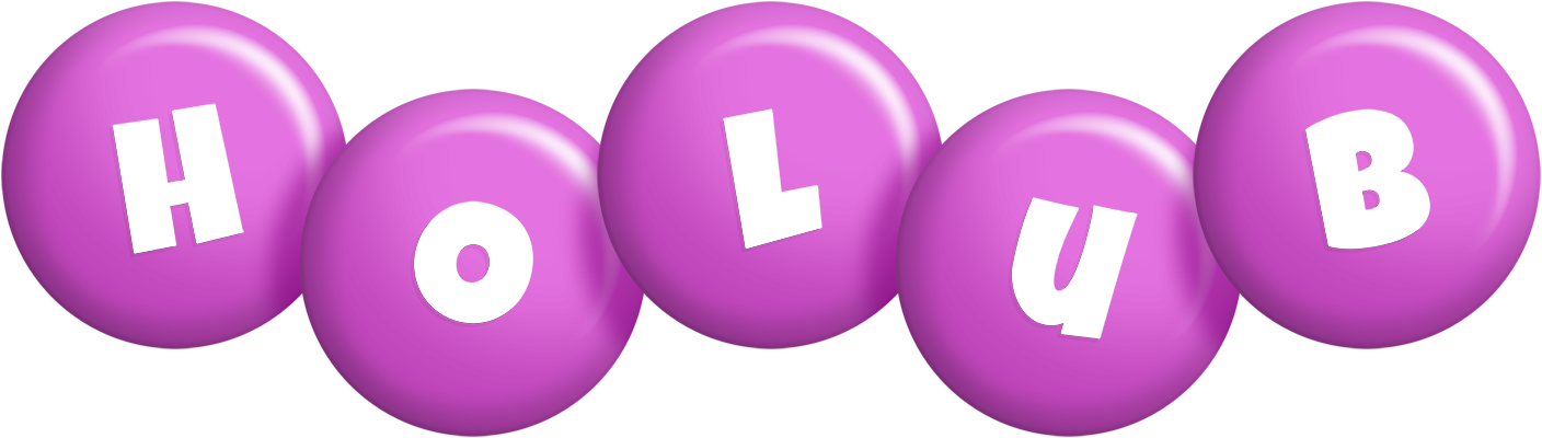 Holub candy-purple logo