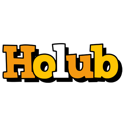 Holub cartoon logo