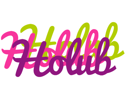 Holub flowers logo