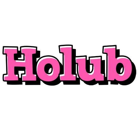 Holub girlish logo