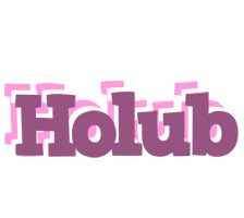 Holub relaxing logo