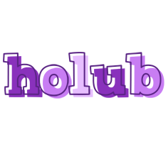 Holub sensual logo