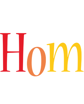 Hom birthday logo