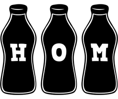 Hom bottle logo