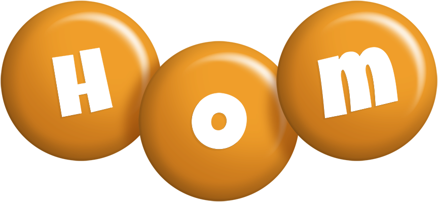 Hom candy-orange logo