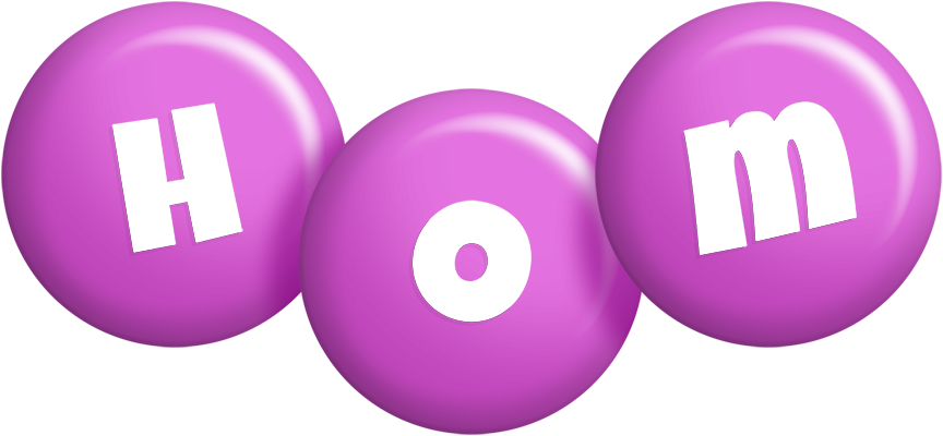 Hom candy-purple logo