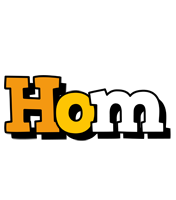 Hom cartoon logo