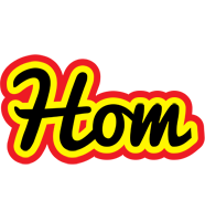 Hom flaming logo