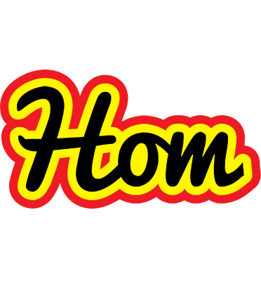 Hom flaming logo
